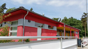 Funktionalgebäude Sportplatz Bieselheide ist zu klein geworden (Foto: Uwe Klein)